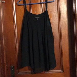 Dressy, pleated tank top